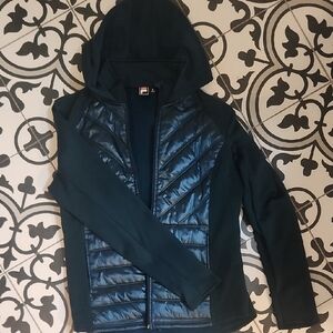Women's Emerald Green Hooded Jacket